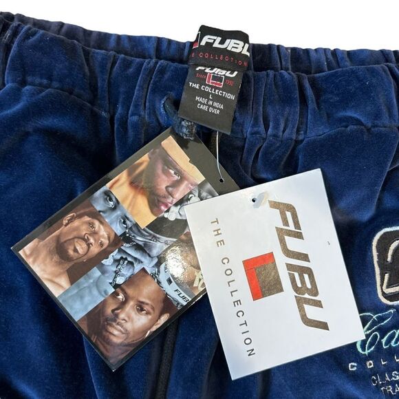FUBU Vintage Millennium Y2K Velour Terrycloth Sweatpants - Picture 9 of 10